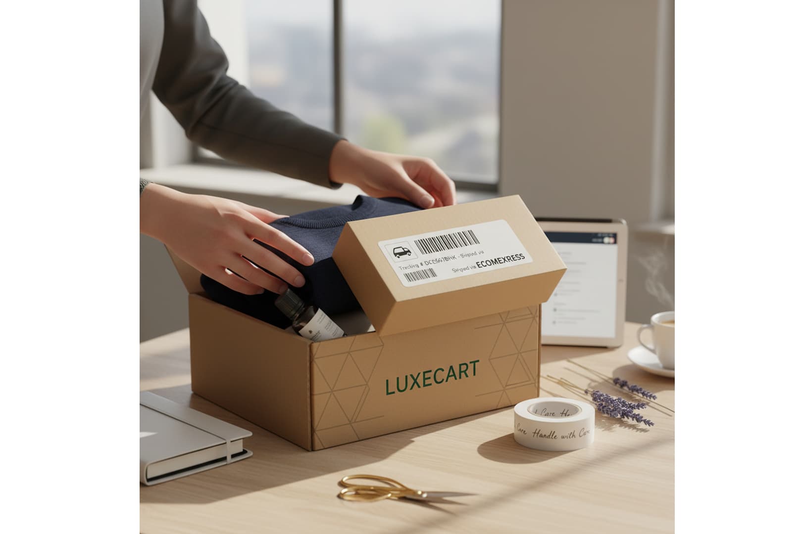 Ảnh: bao bì dụng cụ đóng gói chuyên nghiệp